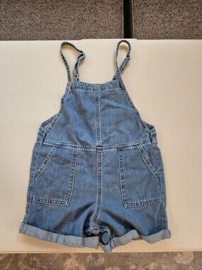 Cat and Jack Target Soft Denim Girls Overalls Size Kids Small